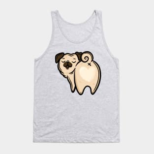 Fawn Pug Butt Tank Top